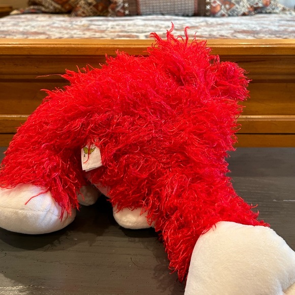Valentine’s Day Red Fuzzy Monkey Stuffed Animal - Picture 6 of 9